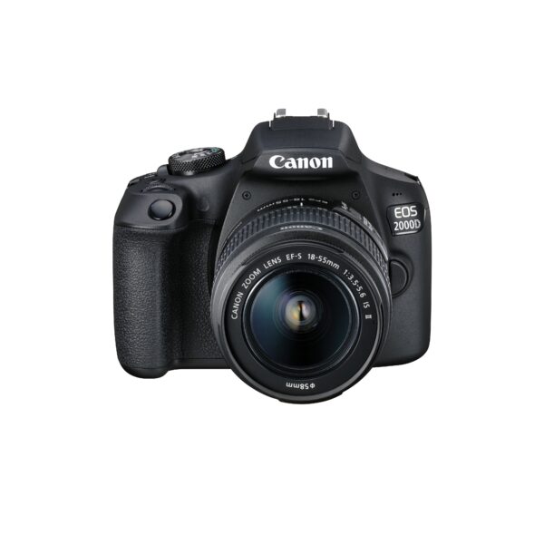 Canon EOS 2000D Spiegelreflexkamera Kit mit 18-55 mm IS II Objektiv