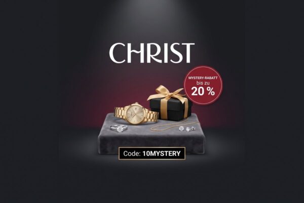 christ mystery deal gutschein CHRIST Mystery Deal: bis zu 20 % Rabatt mit Gutscheincode auf Schmuck und Uhren