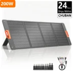 CHUBAN 200W faltbares Solarpanel 21V mit 5-in-1-Kabel