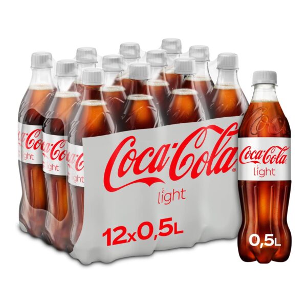 coca cola light 12x500ml einweg Coca-Cola Light, Einweg-Flasche, 12 x 500 ml