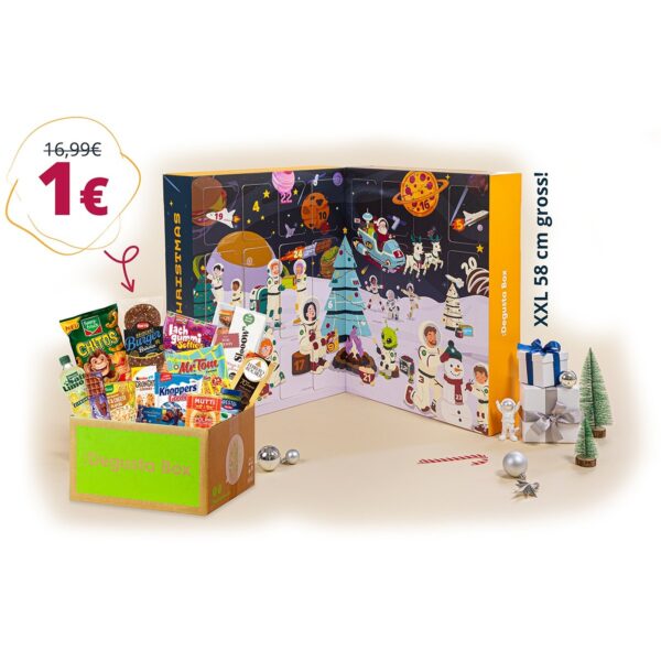 degusta box adventskalender 2026 xxl Degusta Box Adventskalender 2026 mit erster Degusta Box für 1€