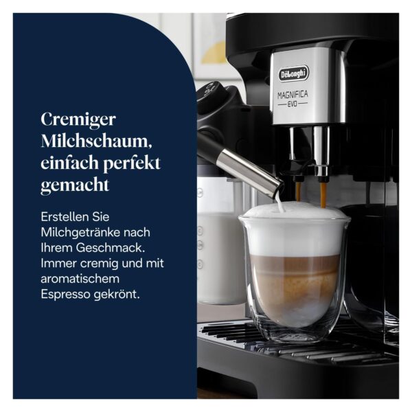 delonghi magnifica evo ecam292 81 b kaffeevollautomat detail 4 De'Longhi Magnifica Evo Kaffeevollautomat – Detailansicht 3