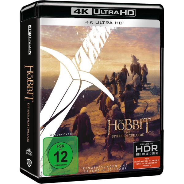 der hobbit trilogie extended edition 4k uhd Der Hobbit: Die Spielfilm Trilogie – Extended Edition 4K Ultra-HD Blu-ray