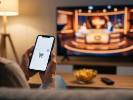 Höhle der Löwen heute: Couch mit Fernseher und Smartphone für die Produktsuche