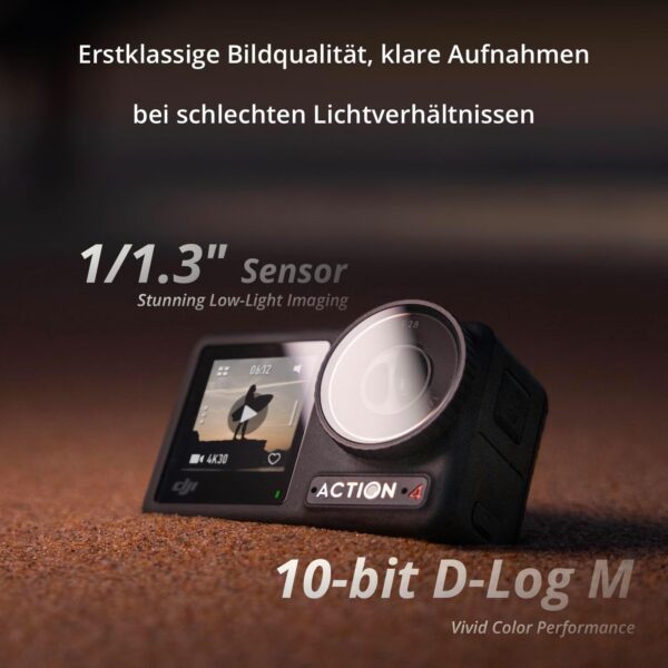 dji osmo action 4 essential combo detail 1 DJI Osmo Action 4 Essential-Combo Detailansicht 1