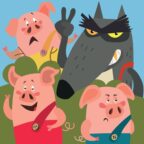 Drei kleine Schweinchen – interaktives Märchen App-Icon