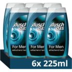 Duschdas 3-in-1 Duschgel & Shampoo For Men 6 x 225 ml