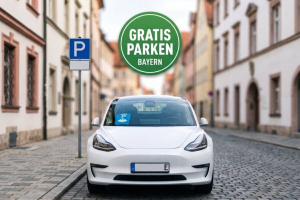 E-Autos parken in Bayern bis zu drei Stunden kostenlos