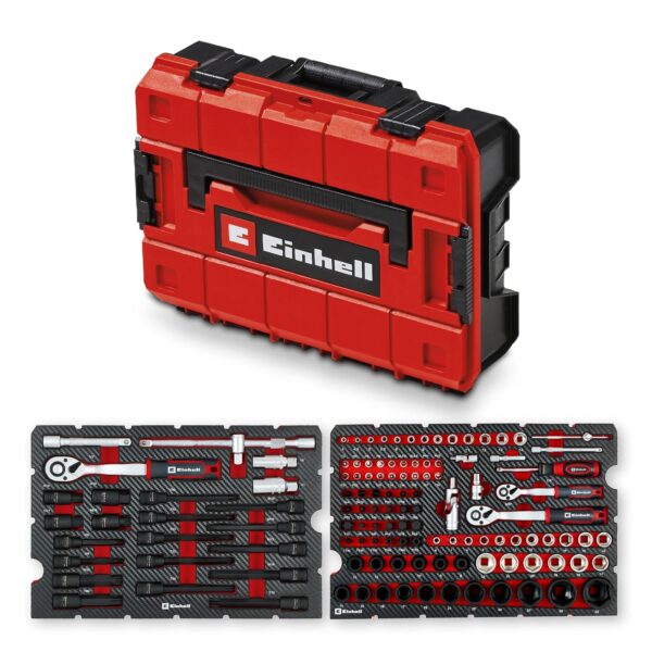 einhell e case kfz werkzeugkoffer 121 teilig Einhell E-Case Werkzeugkoffer KFZ 121-teilig