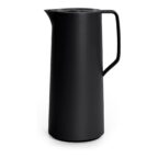 Emsa Motiva Isolierkanne 1 Liter mit Quick-Press-Verschluss, Schwarz