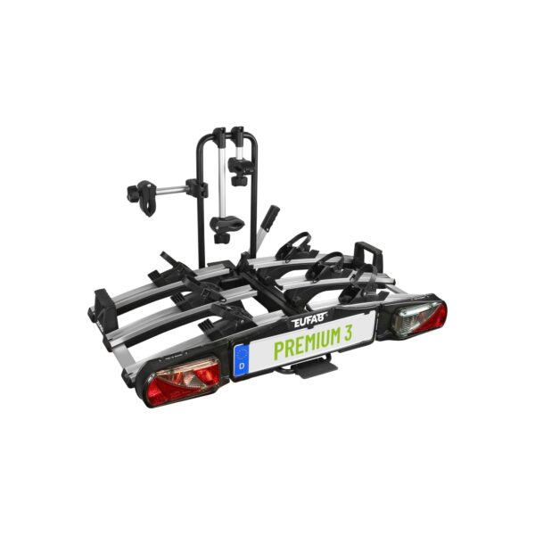 EUFAB 11522 Premium III Fahrradträger für die Anhängerkupplung für 3 Fahrräder