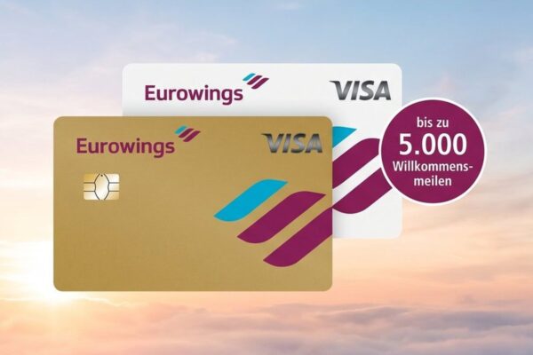 Eurowings Kreditkarte Classic und Premium mit bis zu 5.000 Willkommensmeilen