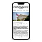 FAZ+ Halbjahresabo mit 12 Monaten Wall Street Journal Digital