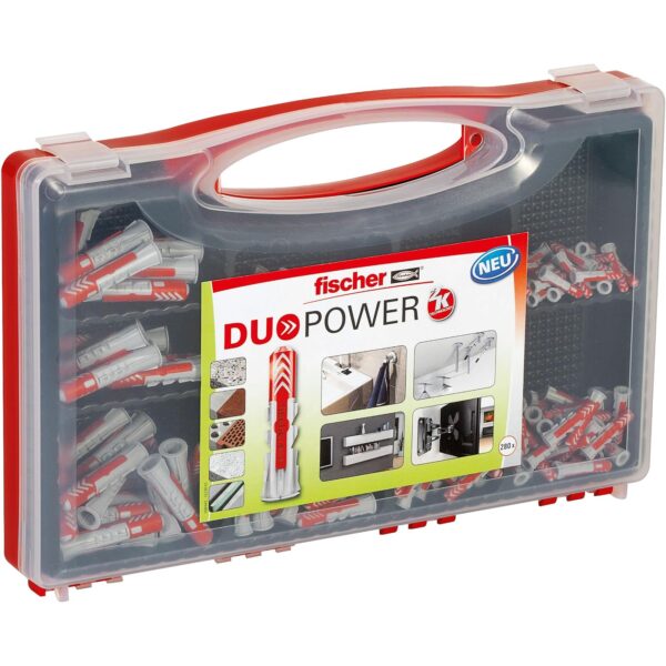 fischer red box duopower duebel sortiment 280 teilig fischer Red-Box DuoPower Dübel-Sortiment 280-teilig