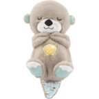Fisher-Price Schlummer-Otter Kuscheltier mit Atembewegung und Musik