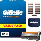 Gillette ProGlide Rasierklingen Herren, 12 Ersatzklingen + Schutzkappe