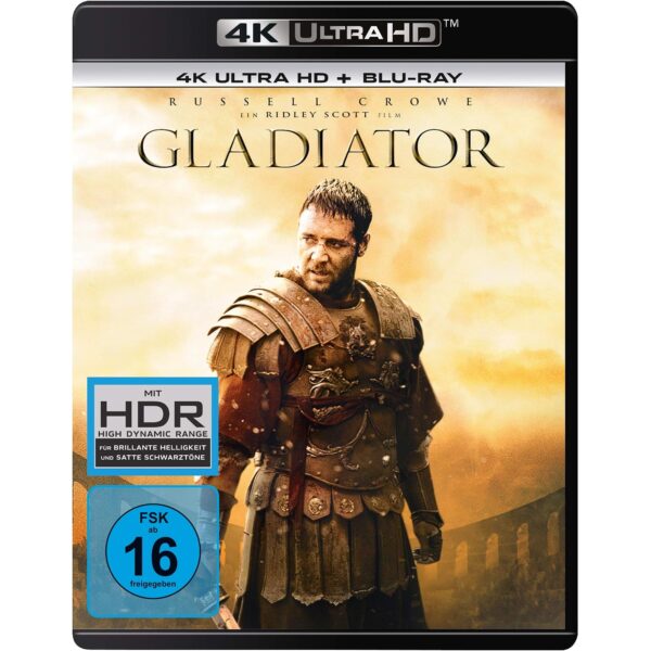 gladiator 4k ultra hd blu ray Gladiator (4K Ultra HD + Blu-ray)