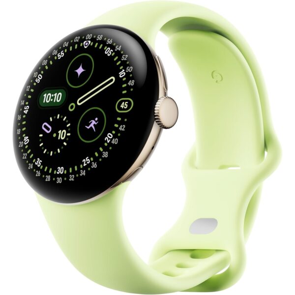 Google Pixel Watch 4 (41 mm) Android-Smartwatch Champagne Gold / Lemongrass