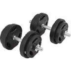 GORILLA SPORTS Kurzhanteln 2er-Set 20 kg, Gripper