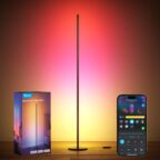 Govee RGBIC LED Stehlampe, WiFi, 1000 lm, dimmbar, Schwarz