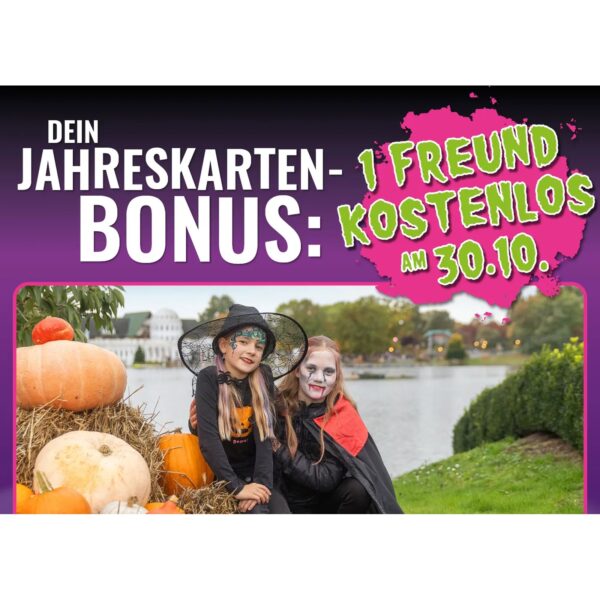 heide park jahreskarte freund kostenlos Heide Park Jahreskarten-Bonus: 1 Freund kostenlos am 30.10.