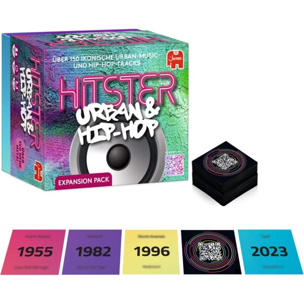 hitster urban hip hop erweiterung Hitster Erweiterungspack Urban & Hip Hop - Kartenspiel & Musikquiz Deutsch