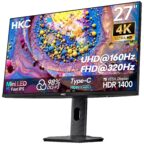 HKC 27 Zoll 4K Gaming Monitor UHD 160Hz/FHD 320Hz Mini LED IPS G27M7Pro
