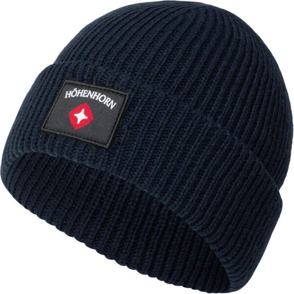 Höhenhorn Ronce Knitted Beanie Unisex Wintermütze Strickmütze Dunkelblau