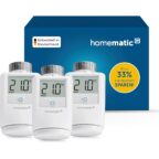 Homematic IP Heizkörperthermostat HmIP-eTRV-2, Packung mit 3