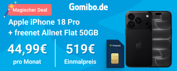 iPhone 18 Pro  freenet 750x300