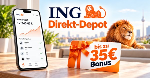 ing direkt depot bonus deal banner ING Direkt-Depot Bonus-Deal: 10€ BestChoice-Gutschein + 25€ ING-Wunschgutschein