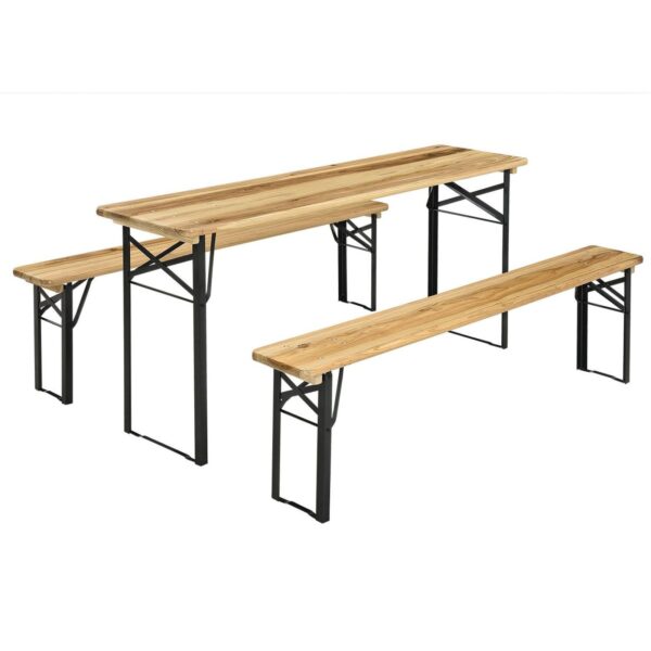 juskys bierzeltgarnitur bichl 170cm Juskys Bierzeltgarnitur Bichl 170 cm, 3-teilig