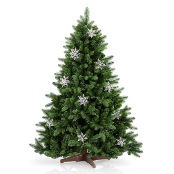 juskys norvi weihnachtsbaum 150 cm Juskys Künstlicher Weihnachtsbaum Norvi 150 cm mit Holzständer