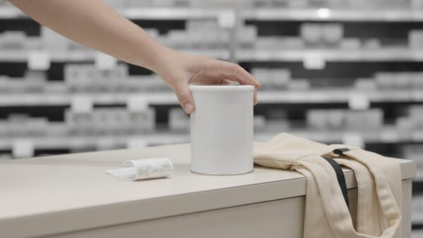 kaufland rueckruf bild 2 Rückgabe einer Dose Säuglingsnahrung an der Servicetheke eines Supermarkts