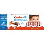kinder Schokolade, Packung mit 24 Einzelriegeln (300 g)