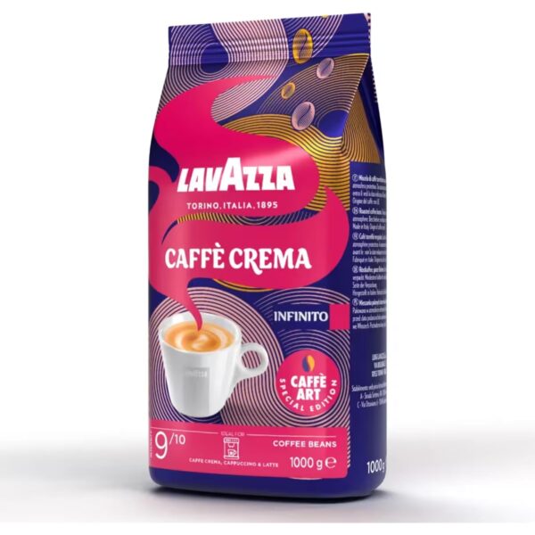 Lavazza Caffè Crema Infinito Kaffeebohnen 1000 g Intensität 9/10