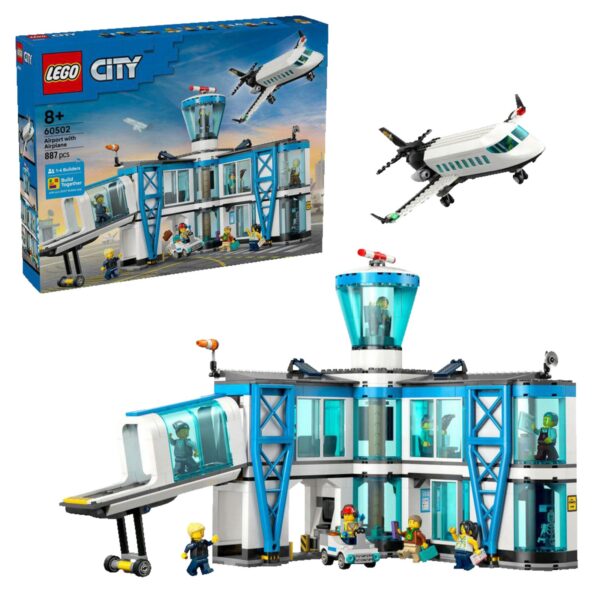 lego city 60502 flughafen mit flugzeug LEGO City 60502 Flughafen mit Flugzeug