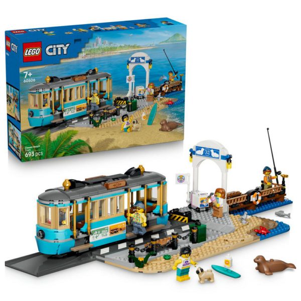 lego city 60506 klassische strandstrassenbahn LEGO City 60506 Klassische Strandstraßenbahn