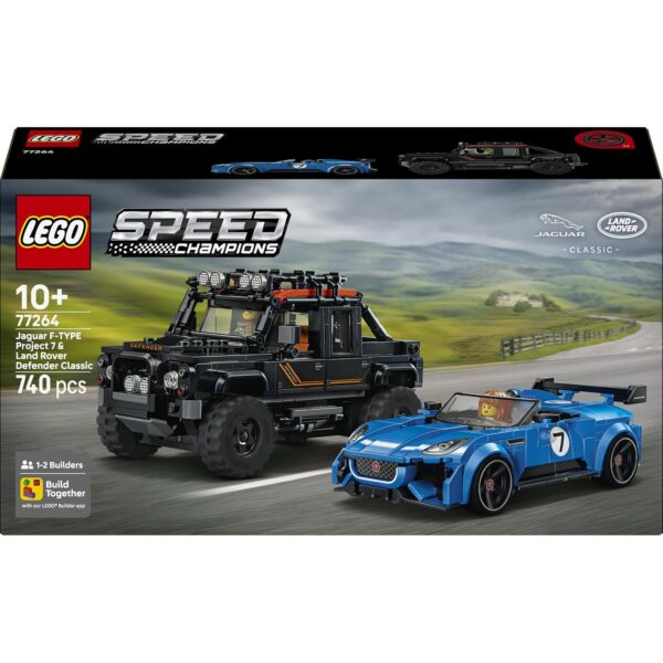 LEGO Speed Champions Jaguar Project 7 & Land Rover Defender 77264