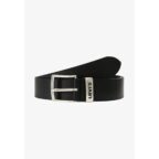 Levi's Herren New Ashland Gürtel aus schwarzem Leder