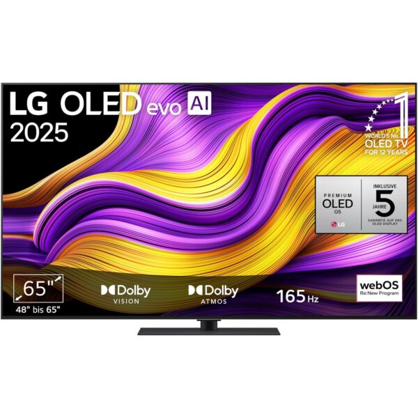 LG OLED65G59LS 65 Zoll 4K OLED evo AI TV (Modelljahr 2025)