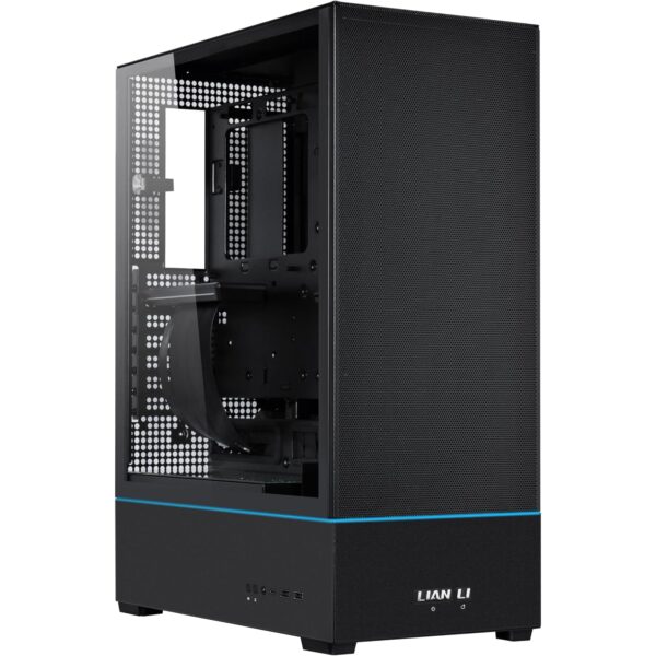 lian li sup01 pc gehaeuse Lian Li SUP-01X PC-Gehäuse, Triple Cooling Chamber Design, 400mm GPU-Freiraum, Radiatoren bis 360mm, drei vorinstallierte 120mm Lüfter, Schwarz