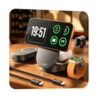 LISEN 3 in 1 Ladestation Apple mit 25W Qi2.2 Schnellladen
