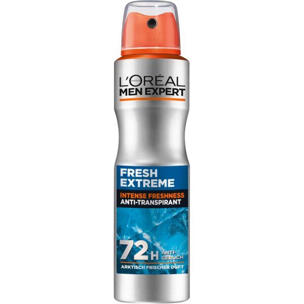 loreal men expert fresh extreme deospray 6x150ml L'Oréal Paris Men Expert Fresh Extreme 72H Anti-Transpirant Deospray 6 x 150 ml