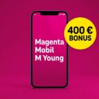Magenta Mobil M Young 5G mit 100 GB im Telekom-Netz und 400 € Online-Bonus