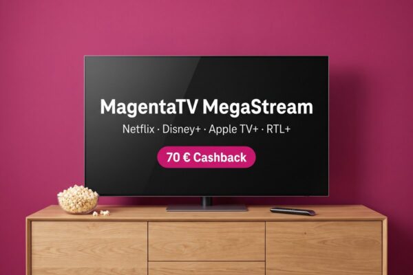 magentatv megastream 70 euro cashback MagentaTV MegaStream mit 70€ LogiTel-Cashback