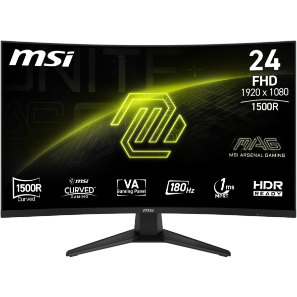 msi mag 244cde curved gaming monitor MSI MAG 244CDE 23,6 Zoll Full-HD Curved Gaming-Monitor 180 Hz