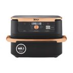 Ninja Foodi FlexDrawer Heißluftfritteuse, 10,4 L, Dual Zone, Schwarz/Kupfer