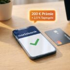 norisbank Top-Girokonto mit 200 € Prämie und 2,5 % Tagesgeld