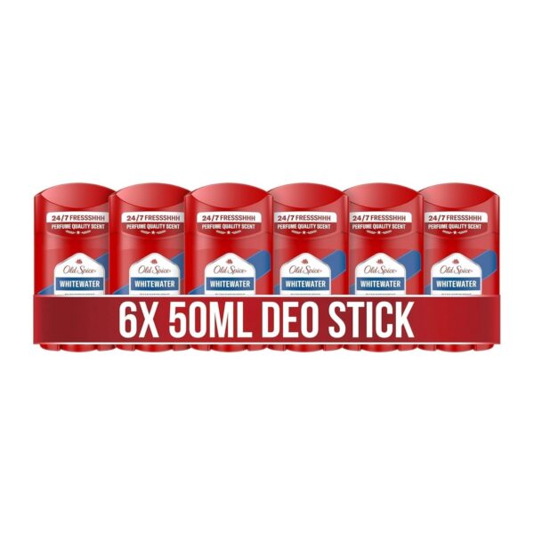 old spice whitewater deostick 6x50ml Old Spice Whitewater Deostick für Männer, 6x50 ml, ohne Aluminiumsalze (6er Pack)